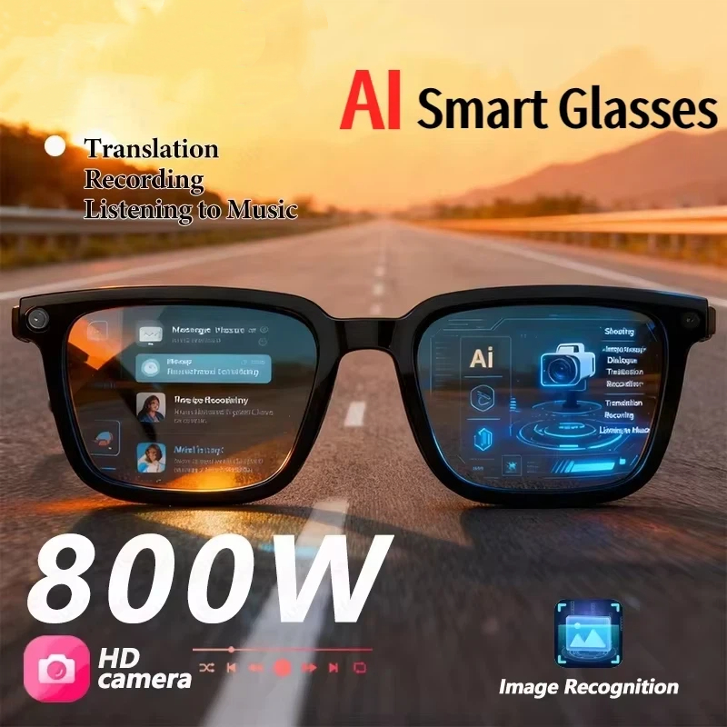 Audio To Music - AI Smart Glasses 8K HD Photochromic