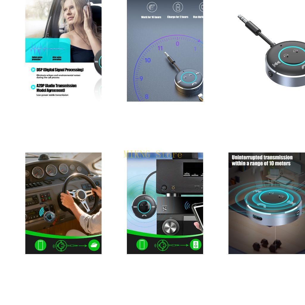 Audio Music Best - Portable Sound Adapter with Microphone Car