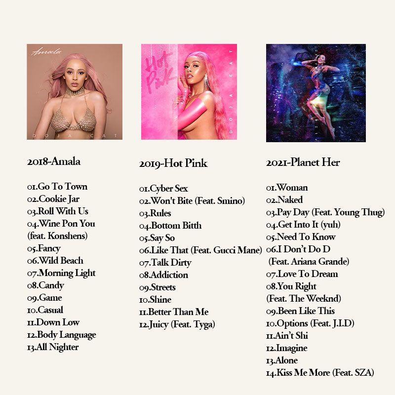 Doja Cat 6CD Music Album Colle - Audio Music Sound 评论和价格