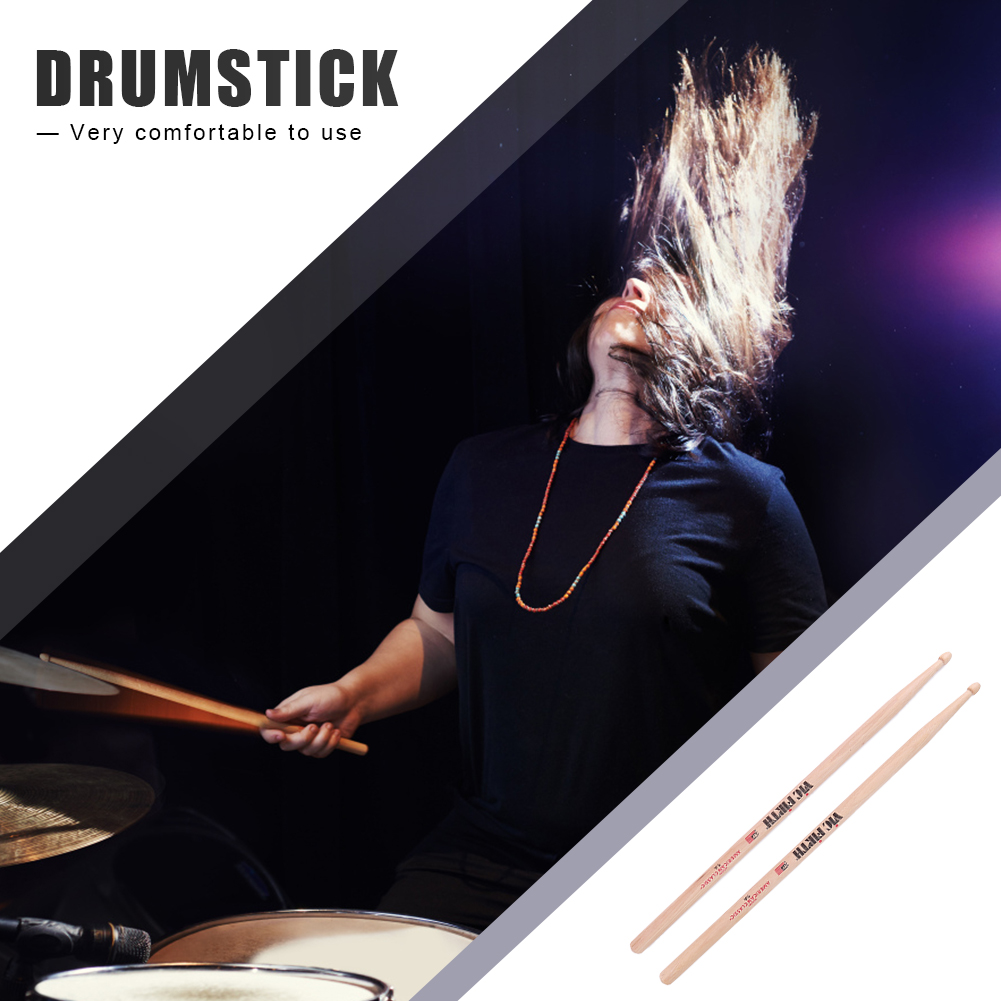 2Pcs Drumsticks 5A/7A Wood Tip - Drum Stick 5A 评论和价格