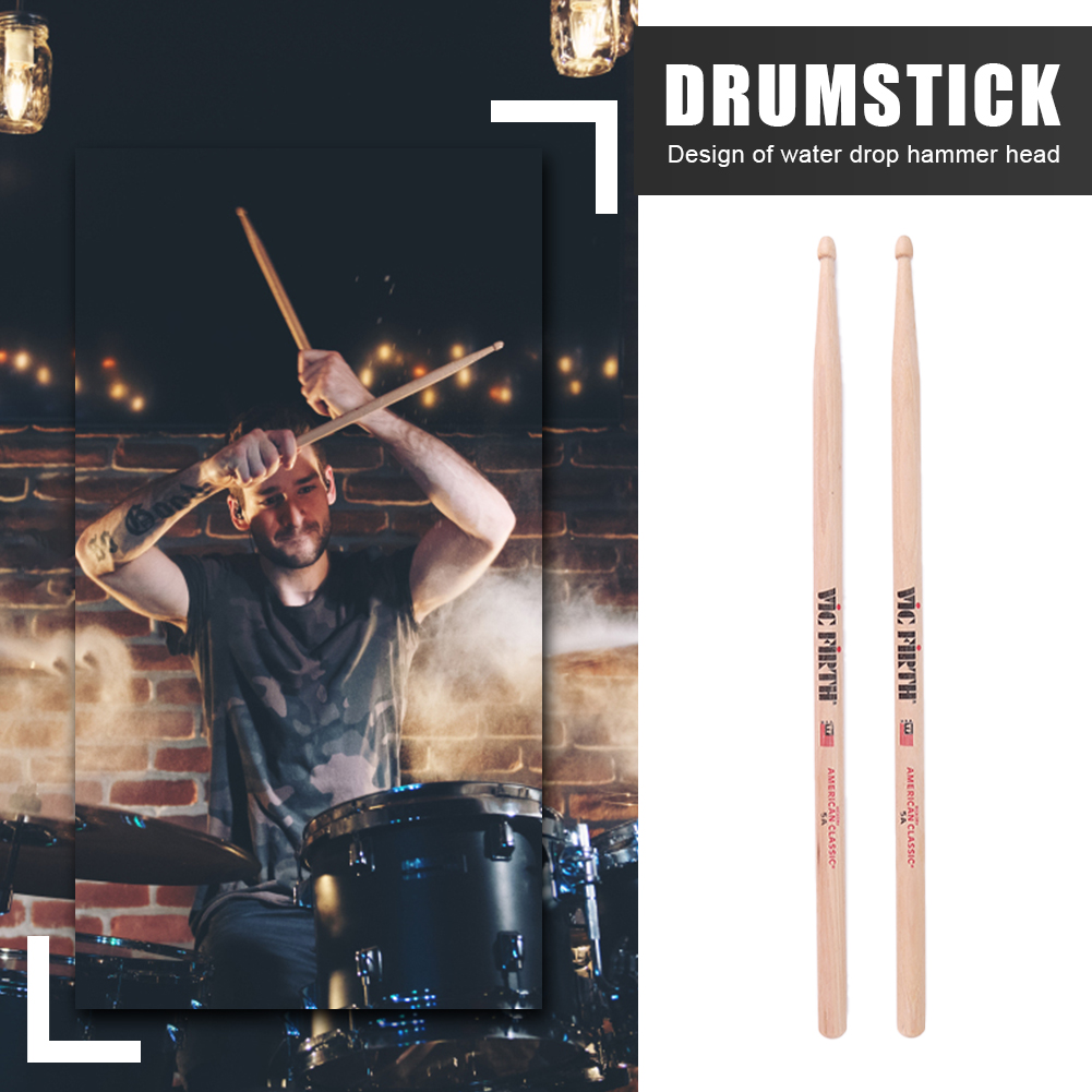 2Pcs Drumsticks 5A/7A Wood Tip - Drum Stick 5A 评论和价格