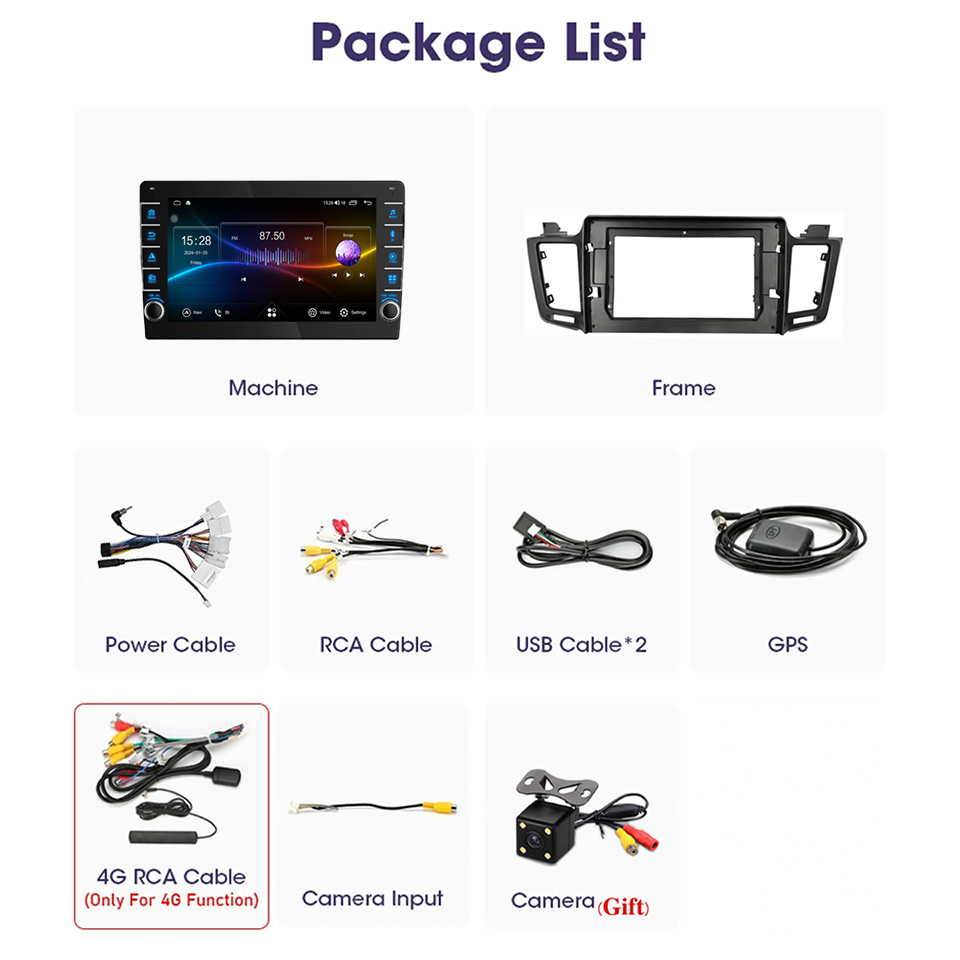 For Toyota RAV4 2012 - 2018 Ca - Audio Music Player Pc 评论和价格