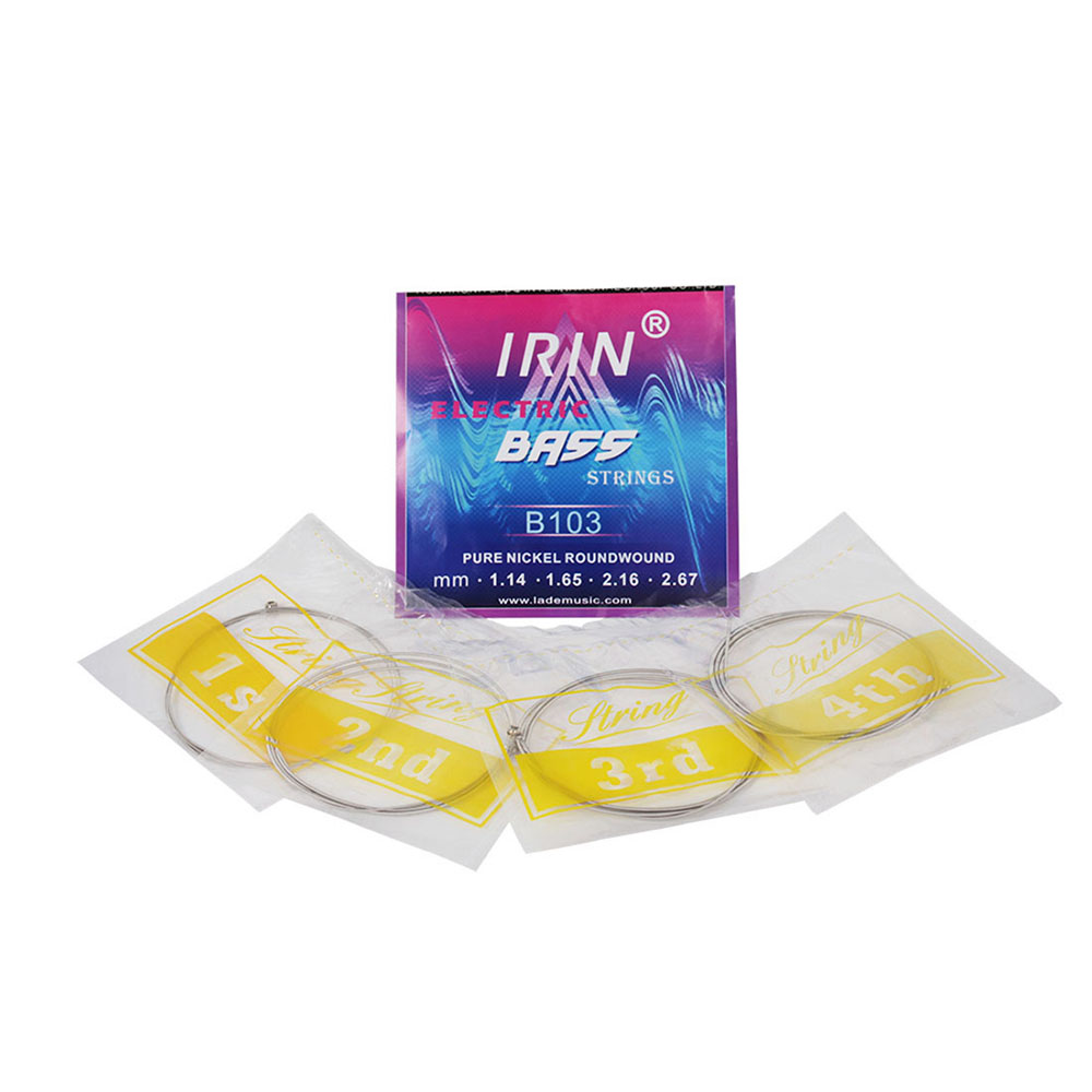 IRIN 4Pcs  4-String Bass Guita - Bass Guitar Strings 评论和价格