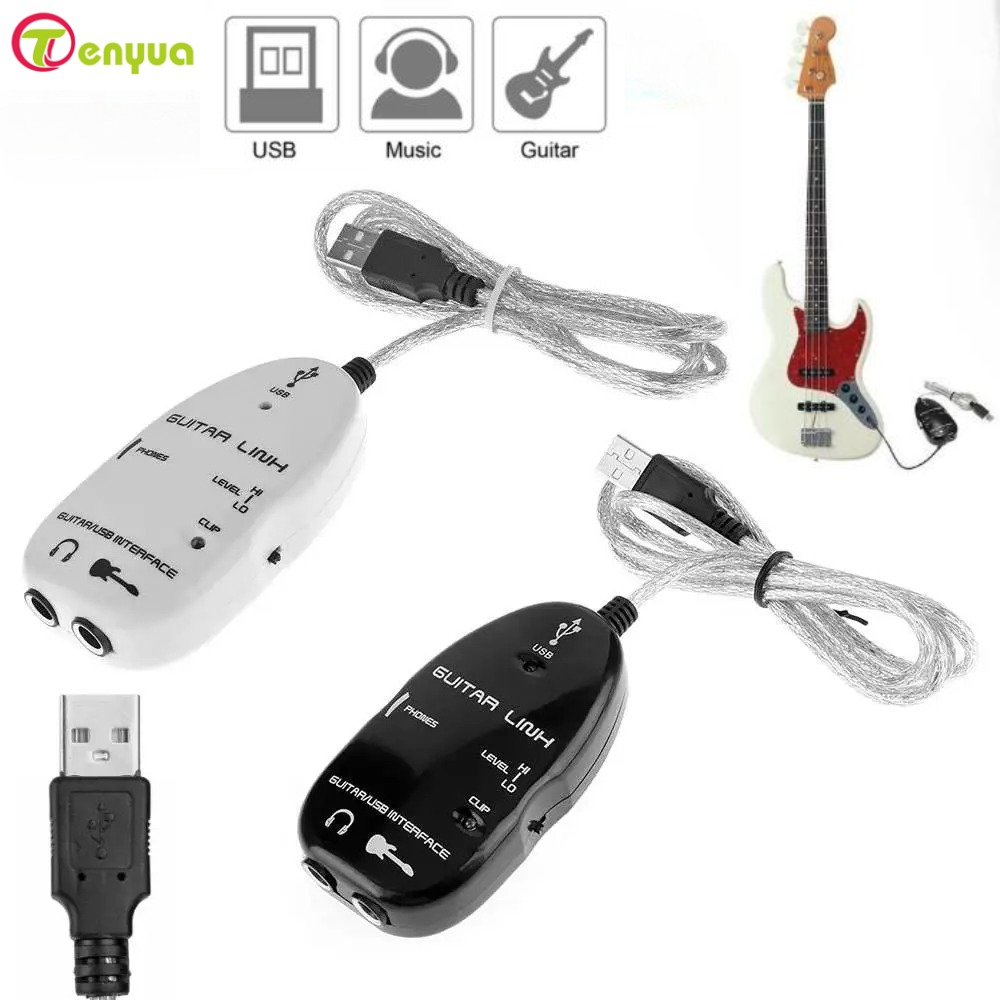 Electric Guitar to USB Interfa - Audio Music Player Pc 评论和价格