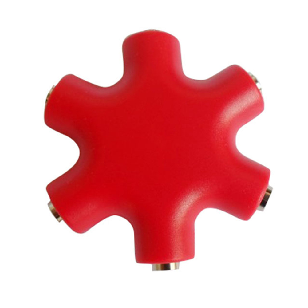 6 Port 3.5mm Earphone Splitter - Audio And Music Splitter 评论和价格
