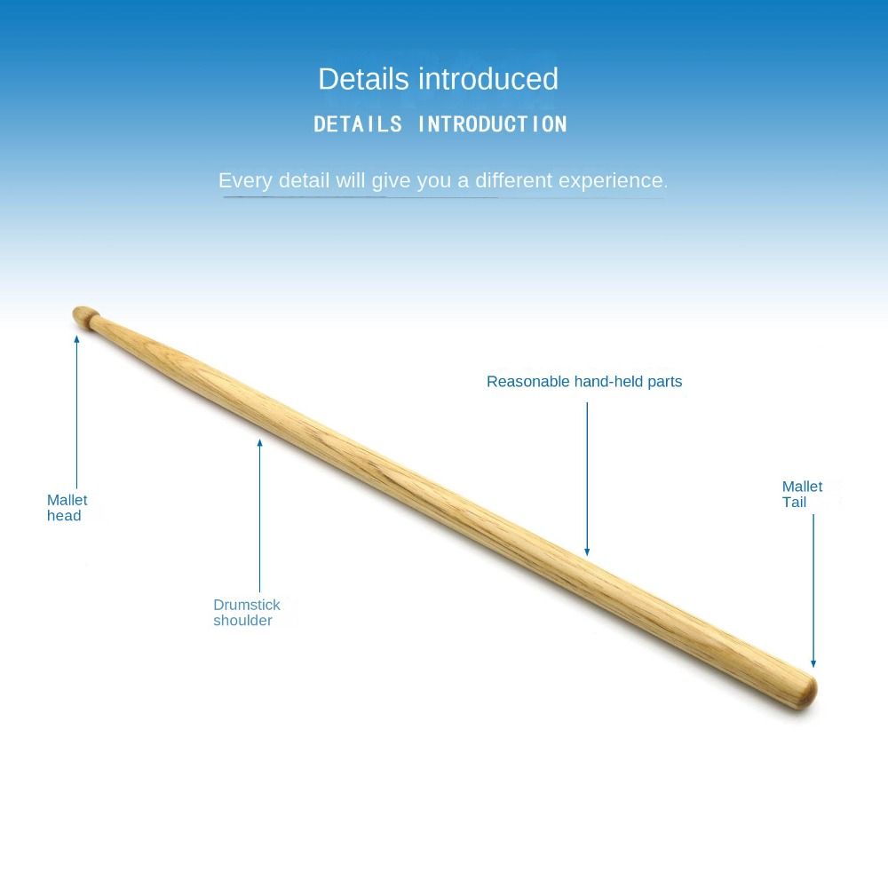 Classic 5A/7A Drum Sticks Wood - Drum Stick 5A 评论和价格
