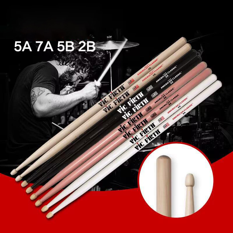1 Pair Sticks 5A Wood Tip Cons - Drum Stick 5A 评论和价格