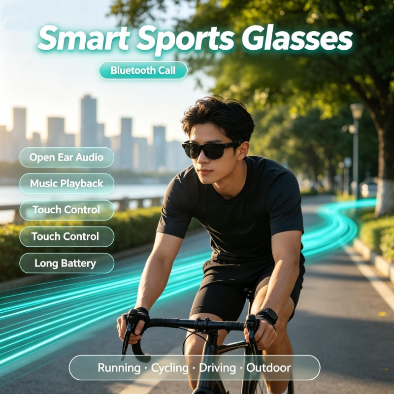 Smart Sports Glasses Open Ear  - Audio To Music 评论和价格
