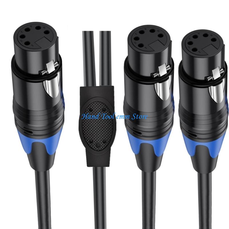 H37F Durability 5Pin XLR Y Spl - Audio And Music Splitter 评论和价格