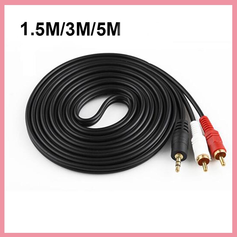 3.5mm Stereo Male Plug to 2 RC - Audio And Music Splitter 评论和价格
