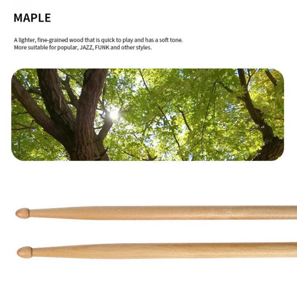 Classic 5A/7A Drum Sticks 1 Pa - Drum Stick 5A 评论和价格