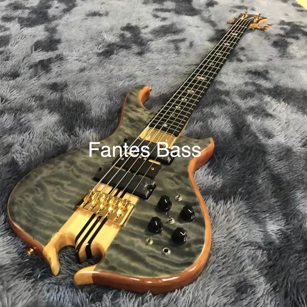 Custom Alem Flamed Maple Top C - Bass Guitar Strings 评论和价格